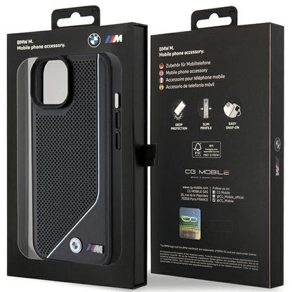 BMW Perforated Twisted Line MagSafe Case for iPhone 15/14/13 - Black_7