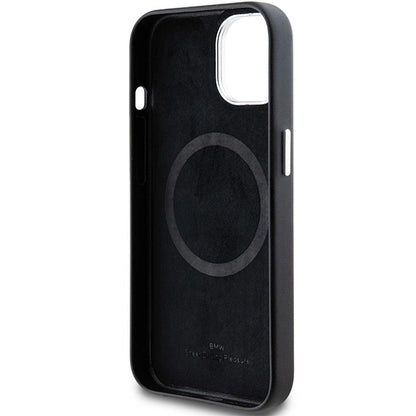 BMW Signature Wrapped Metal MagSafe Case for iPhone 15/14/13 - Black_6