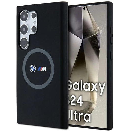 BMW M Silicone Printed Ring MagSafe case for Samsung Galaxy S24 Ultra - black_0