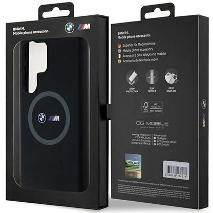 BMW M Silicone Printed Ring MagSafe case for Samsung Galaxy S24 Ultra - black_1