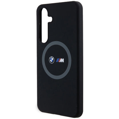 BMW M Silicone Printed Ring MagSafe case for Samsung Galaxy S24+ - black_5