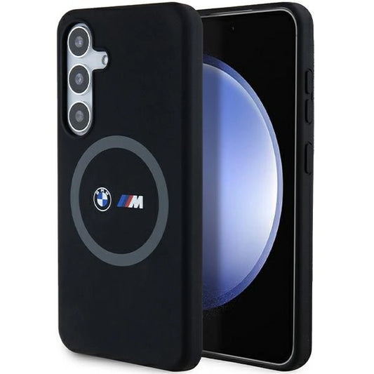 BMW M Silicone Printed Ring MagSafe case for Samsung Galaxy S24 - black_0
