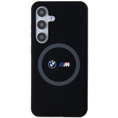 BMW M Silicone Printed Ring MagSafe case for Samsung Galaxy S24 - black_2