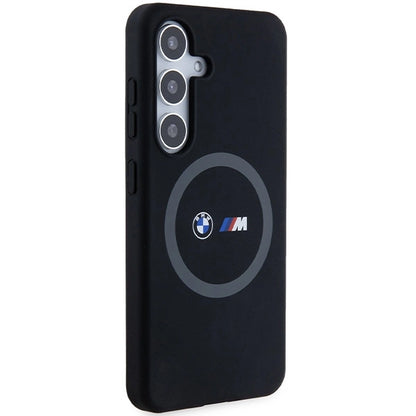BMW M Silicone Printed Ring MagSafe case for Samsung Galaxy S24 - black_3