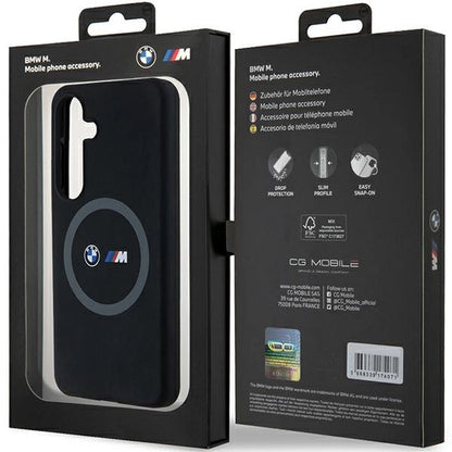 BMW M Silicone Printed Ring MagSafe case for Samsung Galaxy S24 - black_7