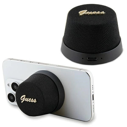 Guess Magnetic Script Metal Bluetooth speaker - black_0