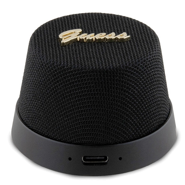 Guess Magnetic Script Metal Bluetooth speaker - black_1
