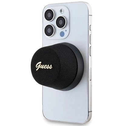 Guess Magnetic Script Metal Bluetooth speaker - black_4