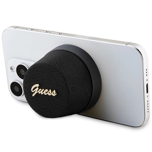 Guess Magnetic Script Metal Bluetooth speaker - black_5