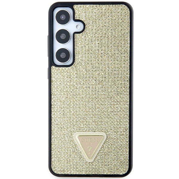Guess Rhinestone Triangle case for Samsung Galaxy S24+ - gold_2
