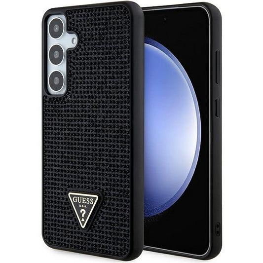 Guess Rhinestone Triangle case for Samsung Galaxy S24+ - black_0