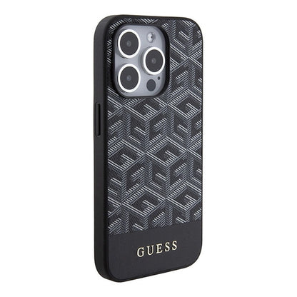 Guess GCube Stripes MagSafe case for iPhone 15 Pro Max - black_3