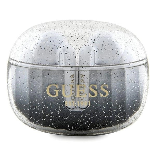 Guess Glitter Gradient TWS Bluetooth headphones with docking station - black_0