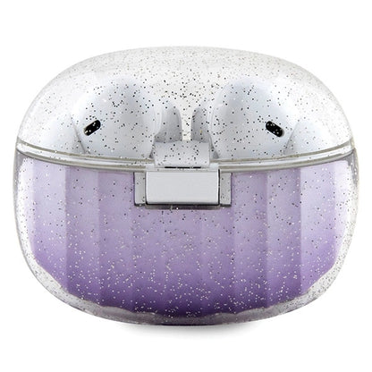 Guess Glitter Gradient TWS Bluetooth headphones with docking station - purple_1