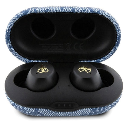 TWS Guess 4G Metal Bluetooth headphones with ENC docking station - blue_3