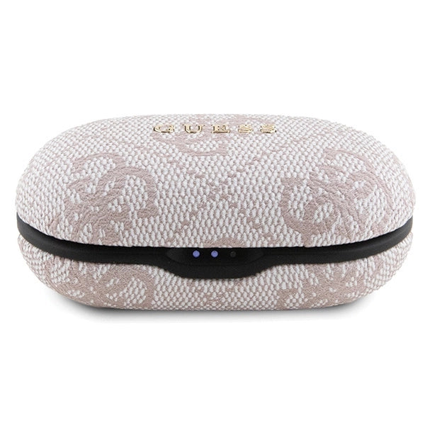 TWS Guess 4G Metal Bluetooth headphones with ENC docking station - pink_1