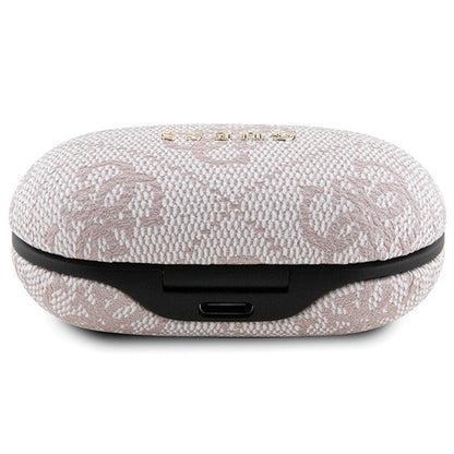 TWS Guess 4G Metal Bluetooth headphones with ENC docking station - pink_2
