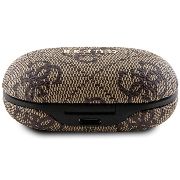 TWS Guess 4G Metal Bluetooth headphones with ENC docking station - brown_2