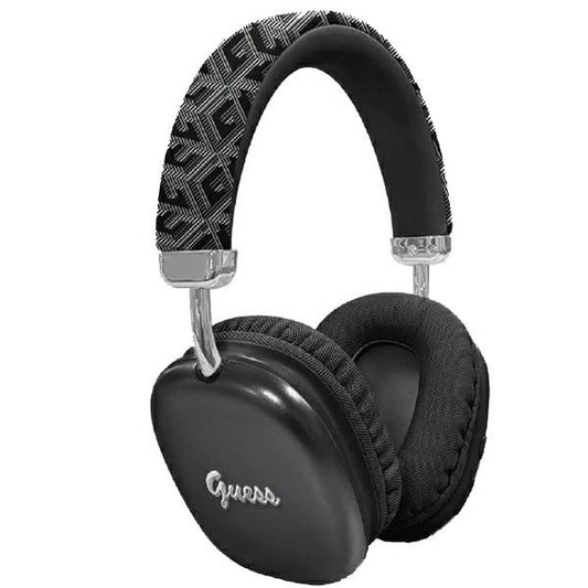 Guess GCube Metallic Script Logo Bluetooth on-ear headphones - black_0