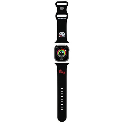 Hello Kitty Silicone Kitty Head Strap for Apple Watch 42/44/45/49mm - Black_0
