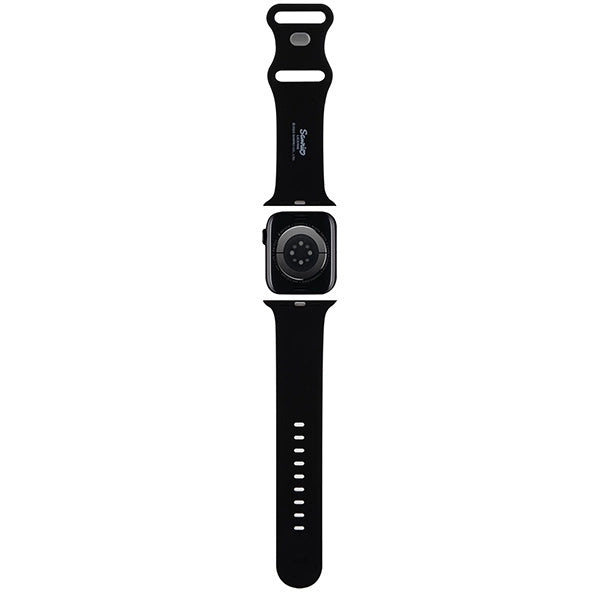 Hello Kitty Silicone Kitty Head Strap for Apple Watch 42/44/45/49mm - Black_1
