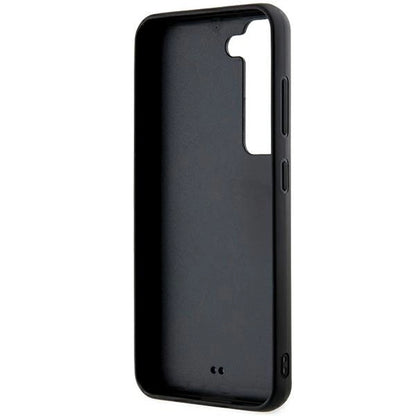 Karl Lagerfeld 3D Rubber Glitter Logo case for Samsung Galaxy S23+ - black_6