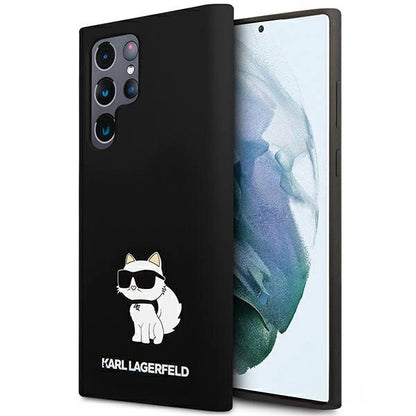 Karl Lagerfeld Silicone Choupette case for Samsung Galaxy S24 Ultra - black_0