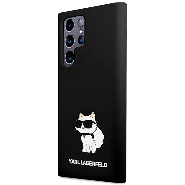 Karl Lagerfeld Silicone Choupette case for Samsung Galaxy S24 Ultra - black_1