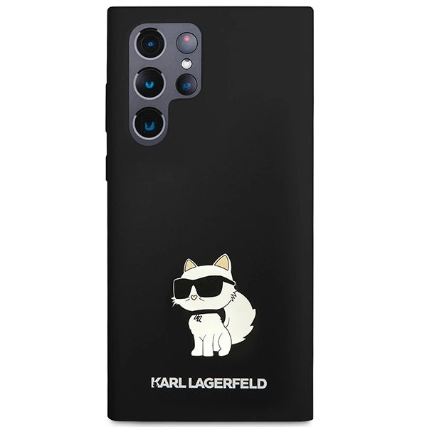 Karl Lagerfeld Silicone Choupette case for Samsung Galaxy S24 Ultra - black_2