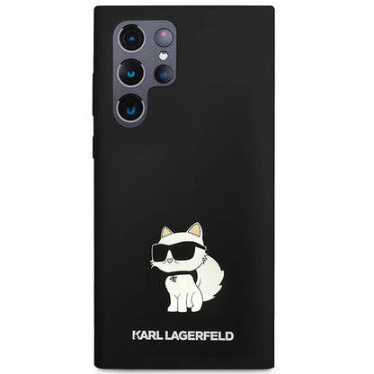 Karl Lagerfeld Silicone Choupette case for Samsung Galaxy S24 Ultra - black_2