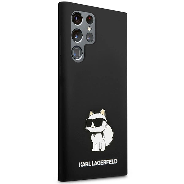 Karl Lagerfeld Silicone Choupette case for Samsung Galaxy S24 Ultra - black_3