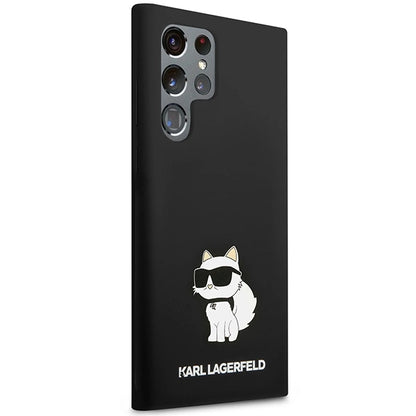 Karl Lagerfeld Silicone Choupette case for Samsung Galaxy S24 Ultra - black_3