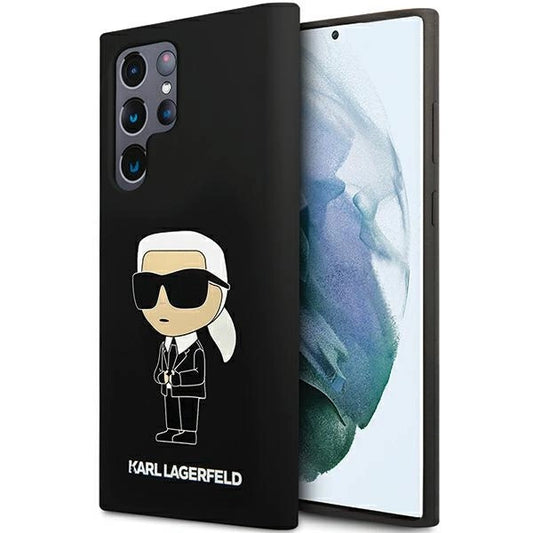 Karl Lagerfeld Silicone Ikonik case for Samsung Galaxy S24 Ultra - black_0