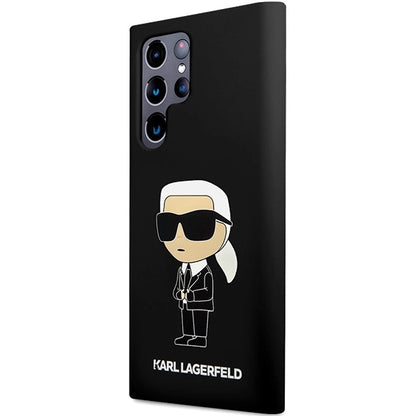 Karl Lagerfeld Silicone Ikonik case for Samsung Galaxy S24 Ultra - black_1