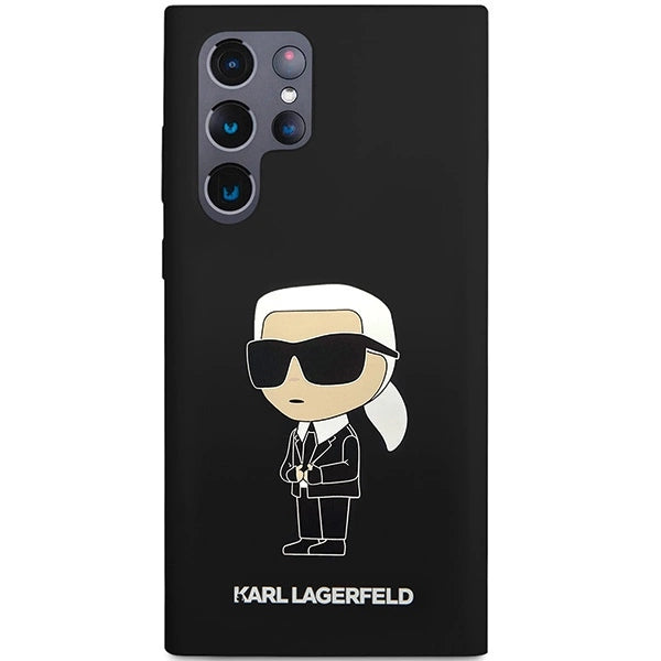 Karl Lagerfeld Silicone Ikonik case for Samsung Galaxy S24 Ultra - black_2
