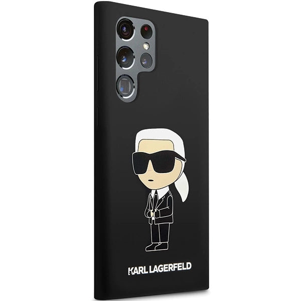 Karl Lagerfeld Silicone Ikonik case for Samsung Galaxy S24 Ultra - black_3