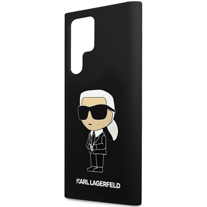 Karl Lagerfeld Silicone Ikonik case for Samsung Galaxy S24 Ultra - black_5