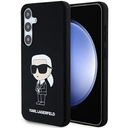 Karl Lagerfeld Silicone Ikonik case for Samsung Galaxy S24+ - black_0