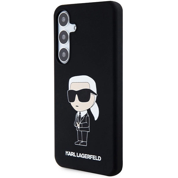 Karl Lagerfeld Silicone Ikonik case for Samsung Galaxy S24+ - black_1