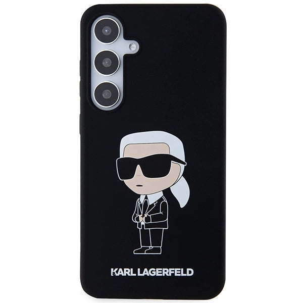 Karl Lagerfeld Silicone Ikonik case for Samsung Galaxy S24+ - black_2
