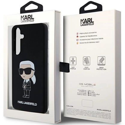 Karl Lagerfeld Silicone Ikonik case for Samsung Galaxy S24+ - black_7