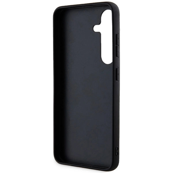 Karl Lagerfeld Fixed Glitter Ikonik Logo Metal Pin case for Samsung Galaxy S24 - black_6