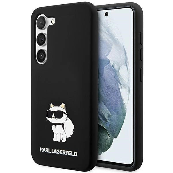 Karl Lagerfeld Silicone Choupette case for Samsung Galaxy S24 - black_0