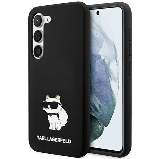 Karl Lagerfeld Silicone Choupette case for Samsung Galaxy S24 - black_0