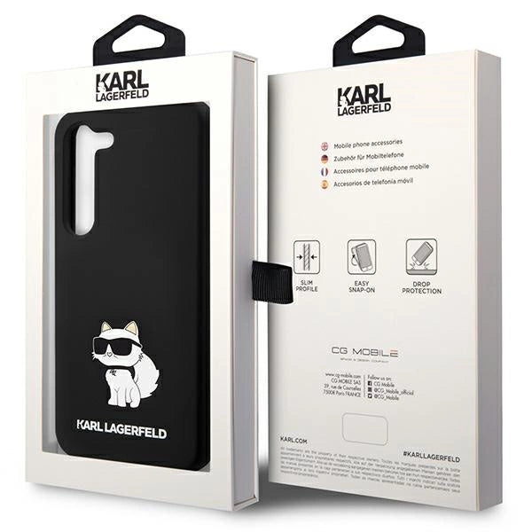 Karl Lagerfeld Silicone Choupette case for Samsung Galaxy S24 - black_7