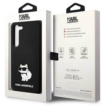 Karl Lagerfeld Silicone Choupette case for Samsung Galaxy S24 - black_7