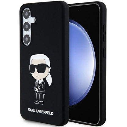 Karl Lagerfeld Silicone Ikonik case for Samsung Galaxy S24 - black_0