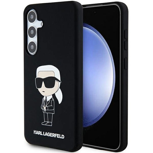 Karl Lagerfeld Silicone Ikonik case for Samsung Galaxy S24 - black_0