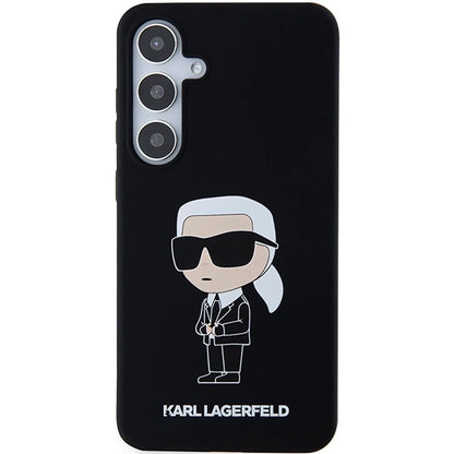 Karl Lagerfeld Silicone Ikonik case for Samsung Galaxy S24 - black_2