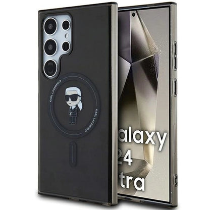 Karl Lagerfeld IML Ikonik MagSafe Case for Samsung Galaxy S24 Ultra - Black_0
